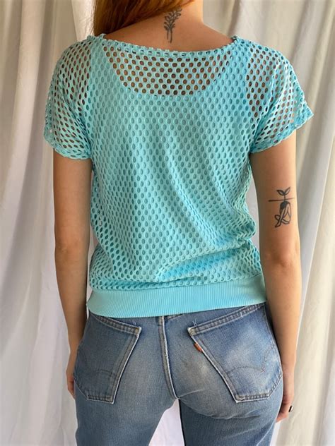 mesh shirt 80s|Amazon.com: 80s Mesh Shirt.